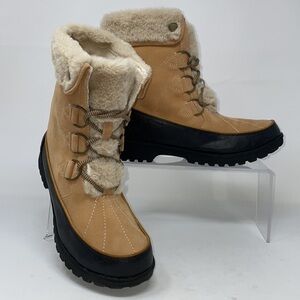 EUC/Like New JBU Memory Foam By Jambu Northgate Waterproof Faux Fur Boots SZ9M